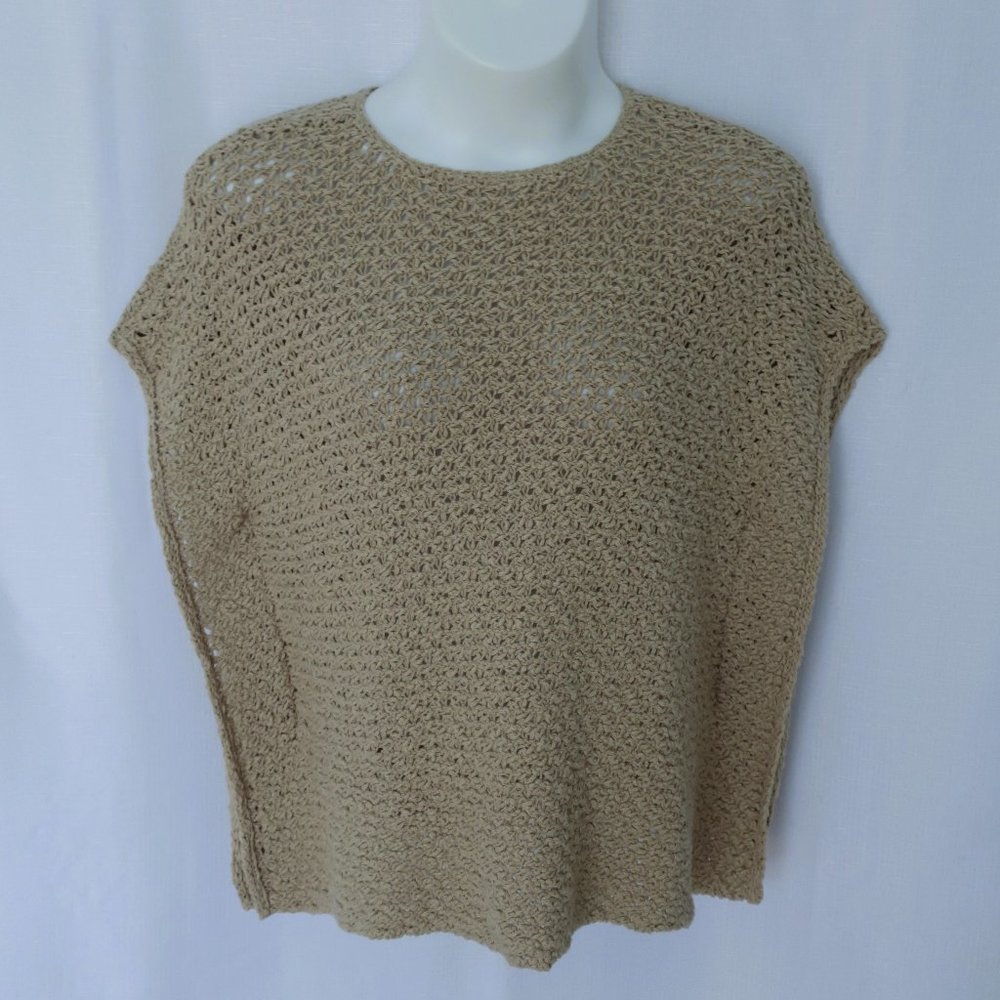 PURE JILL J JILL Crochet Sweater Poncho